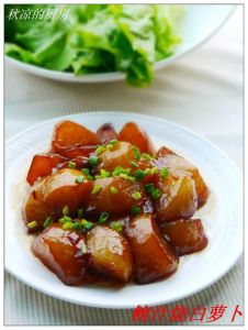 鲍汁白萝卜的做法_鲜美酥烂，秋季养生菜