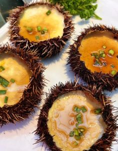 海南的特色美食图_文昌鸡和乐蟹东山羊加积鸭，粉椰子饭椰子鸡火锅，糟粕醋！