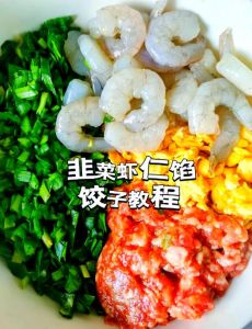 虾饺子馅19种做法_鲜虾韭菜饺子馅，调好味超香！