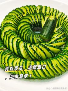 黄瓜象眼片怎么切_切出菱形黄瓜片，菜式更添美！