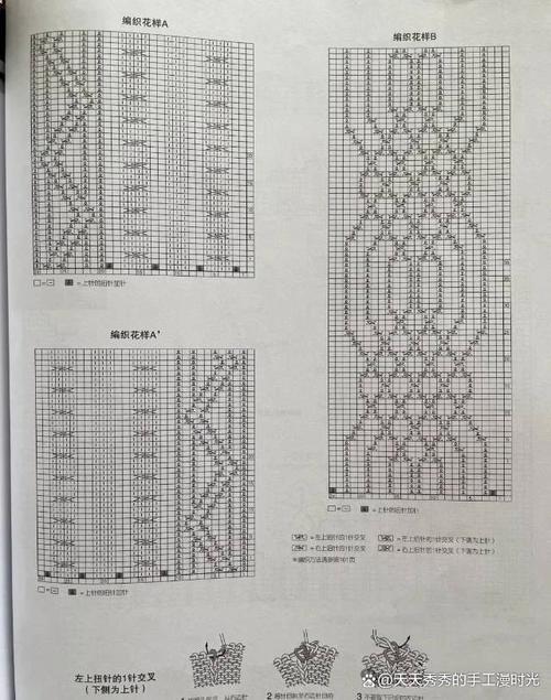 菱形毛衣图解_基础针法与花样排布 菱形毛衣图解_基础针法与花样排布