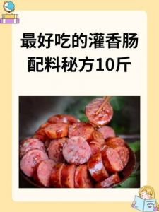 40斤肉灌香肠配料_自制香肠肥瘦比和调料