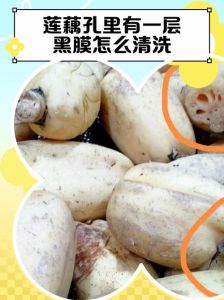 莲藕孔里有一层黑膜怎么清洗_莲藕黑膜清洗妙招，安心享用美味！