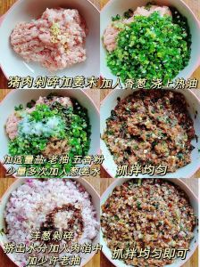 包猪肉饺子馅的做法_饺子馅肥瘦37，白菜香菇腌锁水，姜水调味鲜嫩多汁