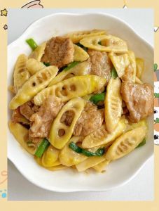水笋炒肉的做法_水笋凉拌炒肉，简单美味家常菜