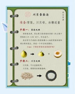 雪梨川贝炖做法_雪梨川贝罗汉果润肺汤，加蜂蜜冰糖炖服