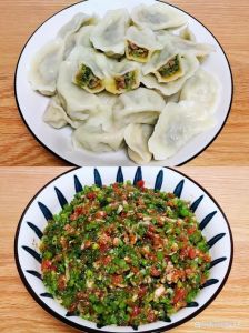 家常三鲜饺子馅做法_韭菜虾仁鲜饺子，鲜香多汁好口感！