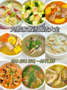 家常汤菜100种做法_家常汤菜抚慰身心，蔬菜肉汤风味独特，浓汤宝便捷多样，家的味道等你探索！