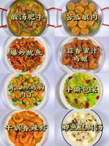 美食的做法大全家常菜谱大全_红烧肉宫保鸡丁清炒西兰花酸辣土豆丝蒜蓉粉丝蒸扇贝