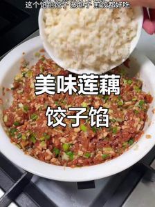 莲藕饺子馅的做法大全_脆嫩莲藕猪肉饺，香辣可口易保存
