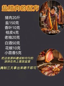 腌肉盐放多了肉太咸怎么办_腌肉太咸？水洗加糖醋！