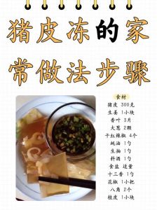 肉冻的家常做法步骤_家常肉冻，四步搞定美味！