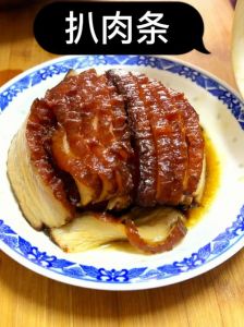 家常扒肉做法大全图解_蜂蜜煎五花肉，老汤扒肉条，香料调味，风味独特！