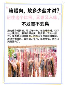 正宗腊肉的腌制方法_腌腊肉，大雪后最佳，肥瘦相间，一斤肉一两盐，晾晒十天