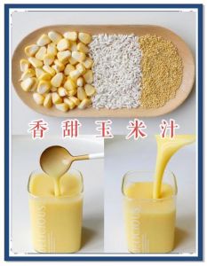 鲜榨玉米汁的家常做法_小米大米比例关键