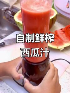 榨西瓜汁的正确方法_冷藏提鲜，加冰去腻