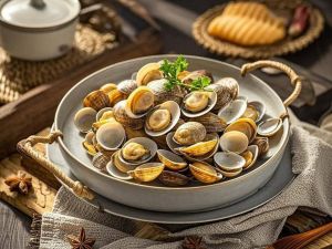 海鲜贝类图片大全_鲜美营养，蛤蜊海蛎贻贝带子尝尝！