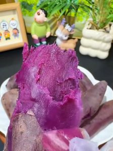 大紫薯蒸多久能熟_大小不一时间各异，筷子插入即熟，香甜营养好滋味！