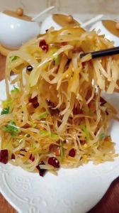 鲜芥菜疙瘩丝的正宗做法_鲜脆芥菜疙瘩，东北华北特色凉拌菜