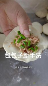 辫子褶皱的包子制作方法_自制包子，简单美味，在家轻松做！