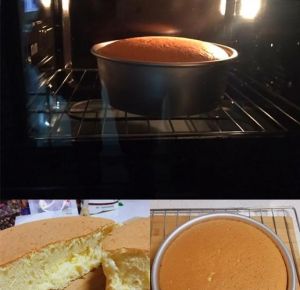 8寸戚风蛋糕的做法烤箱_选好料用好工具，蛋白打发是关键