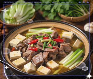 传统狗肉炖豆腐的做法_家常暖身美味