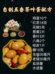 五香花生米茶叶蛋的做法_香料红茶煮蛋配花生，入味解馋！
