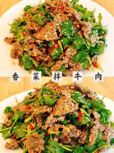 香菜牛肉凉拌的做法_香菜牛肉凉拌，清爽解腻家常菜！