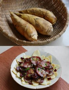 苦笋火腿汤的家常做法_清炒苦笋配火腿菠菜，苦中带甘，雨水季排湿妙方