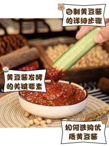 家庭自制黄豆酱_童年馒头蘸黄豆酱，自制美味酱料做法分享