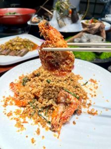 逍遥峰上的师叔吃肉肉长高高的秘密：野外美食与丰盛佳肴的享受长龙
