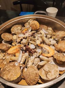 蒸小海鲜 调汁_新鲜蒸海鲜，蘸汁多样味更浓