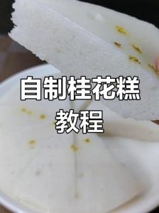 6种桂花甜品做法_酥脆香甜的地方美味