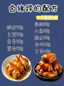 卤猪脚最简单的做法_选料香料火候与调味