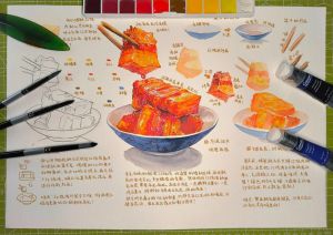 做红烧肉的方法步骤_选肥瘦肉，泡血水，炒糖色，慢炖入味！