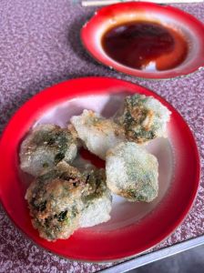 潮汕无米粿的做法步骤图_薯粉面团韭菜馅，蒸煮皆宜