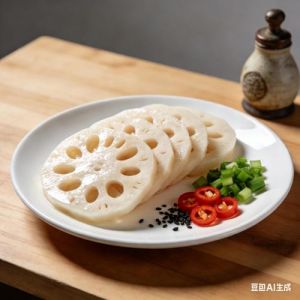 焯莲菜热水下锅几分钟_莲藕分段焯水防变黑，红椒青椒添口感