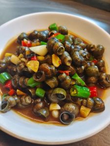 辣螺香螺焯水几分钟_花螺香辣做法多，痛风少食白灼佳