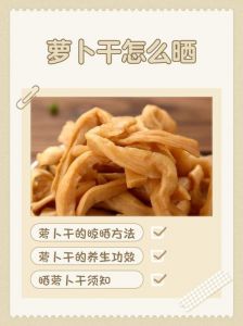 晒萝卜干需要焯水吗_晒萝卜干不用焯水？快速去涩增脆做法分享