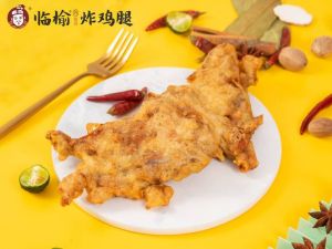 临榆炸鸡腿扒皮后热量高吗_皮去热量减，风味独特清真