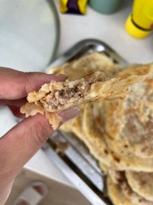 发面牛肉馅饼的家常做法_冰箱冷藏发酵牛肉馅饼食谱