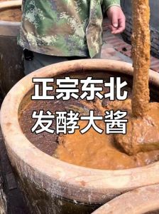 发酵大酱制作过程_黄豆水盐比例与阳光发酵的醇厚秘诀