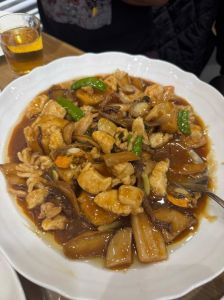 天津菜全爆的做法_天津菜爆炒海鲜肉，鲜美下饭！