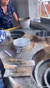 无烟柴火灶制作全过程_无烟柴火灶尺寸规划与施工要点