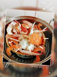 煮螃蟹家常做法_中和寒性，鲜美可口