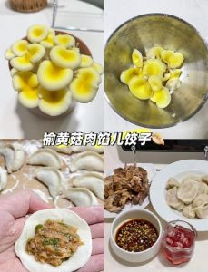 新鲜黄菇饺子馅做法_撕条焯水去腥，肉馅上劲，口感鲜嫩！
