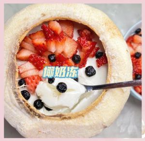做甜品使用的椰奶做法_自制椰奶，两步搞定，甜品烹饪都好用