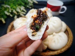 海菜素馅包子的做法_海菜包子做法，馅香皮薄美味多