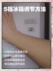 志高冰柜1-5档使用方法图解_志高冰柜温度档位使用指南