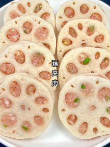 莲藕夹肉的做法_香脆软糯，秋日团圆菜